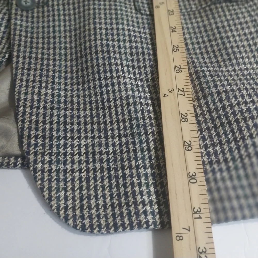 Elegant Houndstooth Men's Blazer
